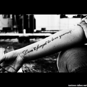 minimal #quote #tattoo #idea