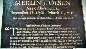 Merlin Olsen's words to live by