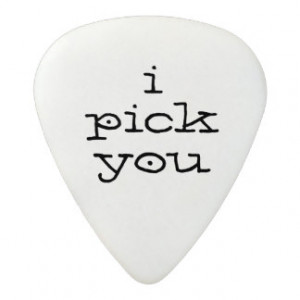 pick you cute sweet musician saying quote white acetal guitar pick