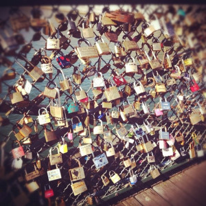 Put a lock on the Lock of Love bridge in Paris!