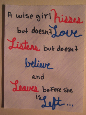Marilyn Monroe quote.