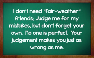 fair weather friends pictures quotes | Friendship Facebook Status ...