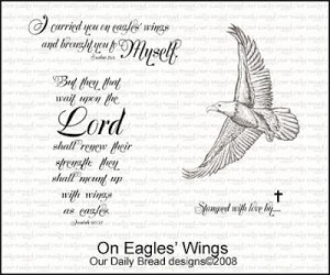 Flying Eagles Wings Background 4 Christian Loving Pattern