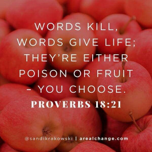 Words have power.