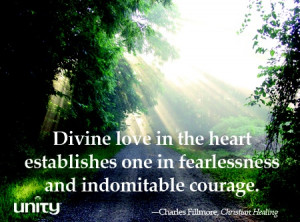 Divine love in the heart establishes one in fearlessness and ...
