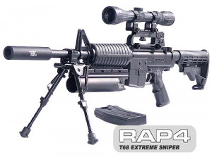 Home > Sports & Entertainment > RAP4 T68 Extreme Sniper Paintball Gun