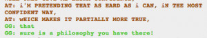 Oh and Terezi did say it during her conversation with Tavros in ...