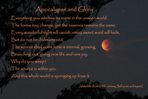 ... disheartened, The source they come from is eternal, growing, Branching