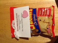 ... class Valentine from teachers. Used a small bag of Animal Crackers