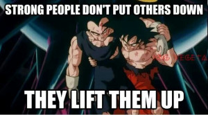 Strong people lift you up
