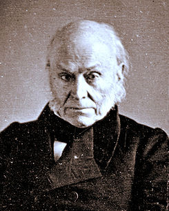 Representative Adams, copied from a lost daguerreotype taken in 1843 ...