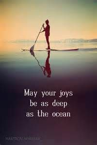 Beach Quotes l May your joys be as deep as the ocean. l www ...