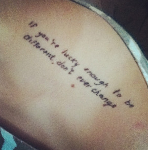 Taylor Swift quote tattoo 