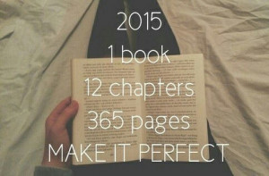 2015, 1 book, 12 chapters, 365 pages, make it perfect
