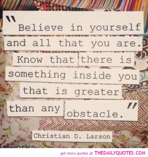 Believe In Yourself Quotes And Sayings