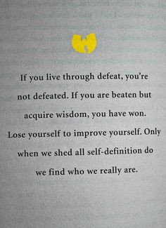 Wisdom of the all mighty wu tang clan