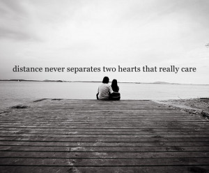 distance, heart, true love