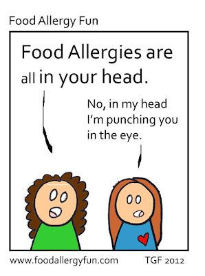 Food Allergy Fun: Peanut Allergies, Allergies Cartoon, Allergies Humor ...