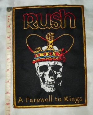 View Product Details: RUSH BAND IRON ON PATCH