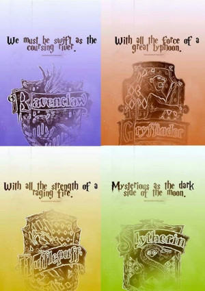 Hogwarts Houses/ Mulan