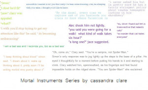 Mortal Instruments Quotes...