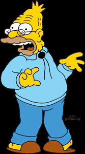 grampa simpson the simpsons character