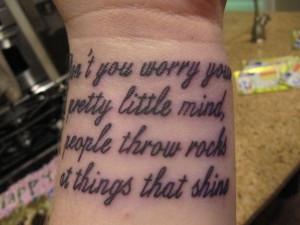 Taylor Swift, “Ours” | 19 Regrettable Tattoos Of Pop Song Lyrics I ...