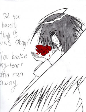 Angel's Broken Heart by emobuunygirl