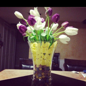 Easter Peeps Arrangement my Sis made :)