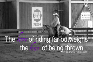 Love is greater than fear! #Riding #Quote #Horseback #Horse