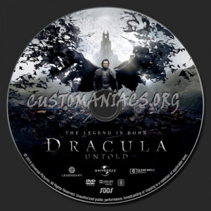 Dracula Untold dvd label