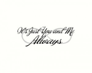 ... Always quote with love infinity symbol ~ Wall Decal vinyl letter quote