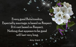 Relationship Thoughts-Quotes-Amy Grant-Every good relationship-Best