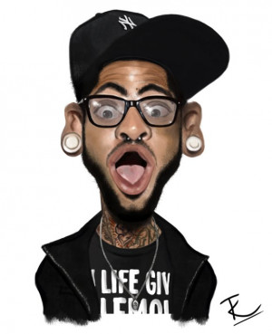 Travie McCoy Caricature