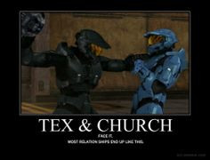Tex and Church. Red Vs. Blue More