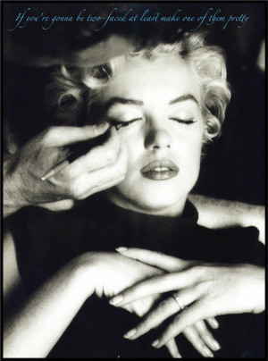 two faced marilyn monroe quote