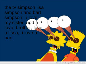 The Tv Simpsons Lisa Simpson And Bart Simpson4