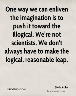 Stella Adler Imagination Quotes
