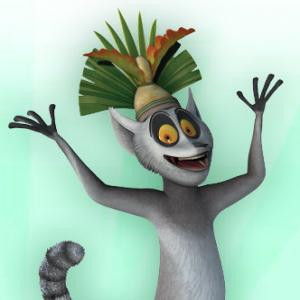 No need to drop to your knees to thank and worship me. by King Julien