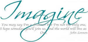 Imagine John Lennon Decals