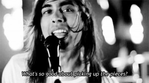 gif Black and White m pierce the veil vic fuentes Caraphernelia