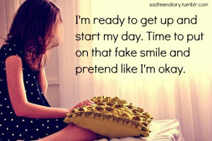Quote: I’m ready to get up and start my day. Time to put on that ...