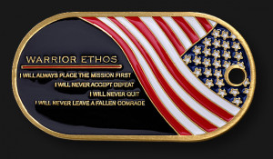 Warrior Ethos Dog Tag