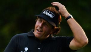 Phil Mickelson double bogeyed his final hole Thursday to shoot 1-over ...