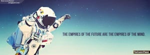 Empires of The Future Redbull Space Jump Quote Facebook Cover