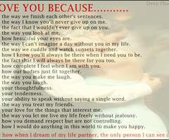 Love You Because Quotes | Love Quotes Today