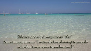 Nice Quotes-Thoughts-Best Quotes-Nice Quotes-Silence