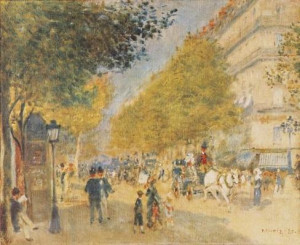 Bild: Pierre-Auguste Renoir - Boulevard im Frühling