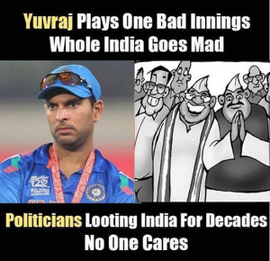 Politicians Looting india Latest Yuvaraj Singh web comics and cartoons ...