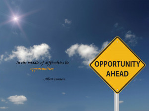 Albert Einstein Inspirational Quote wallpaper